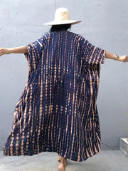 Vintage Summer Kimono Swimwear Beach Cover Up With Sashes Oversized Long Sexy Cardigan