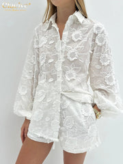 Blouse and Shorts Set