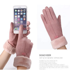 Winter Touchscreen Gloves pink