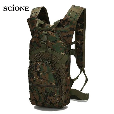 Tactical Backpack 15L 800D Oxford Military Grade Hiking Outdoor Cycling Climbing Camping Sports Bag
