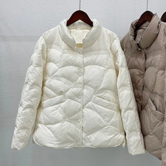 Down Jacket Women Plus Size Oversized Stand-Up Collar Ultra Lightweight Winter Casual Outerwear Fashion
