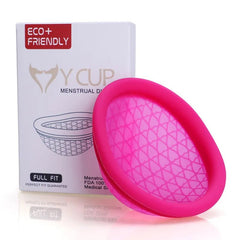 Menstrual Cup Reusable Soft Disc Extra-Thin Flexible Medical-Grade Silicone Eco-Friendly Period Care