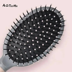 Detangling Hair Brush Wavy Curly Wet Dry Oily Thick Hair Massage Comb Gentle Scalp Care Tool