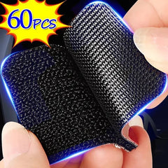 Carpet Fixing Stickers Double Faced High Adhesive Car Carpet Sticking Stabilizing Patches Home Floor Foot Mats Anti Skid Grip Fixing Sticker Pads Tapes
