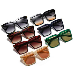 Fashion Square Sunglasses Luxury Women's Large Square Retro Sunglasses UV400