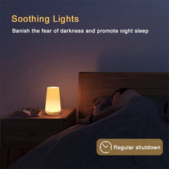 Color Changing Night Light Kids 13 Colors Dimmable Touch Remote USB Rechargeable Timer Bedroom