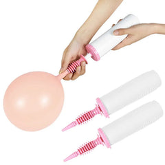 Balloon Pump Air Inflator Hand Push Portable Baby Shower Birthday Wedding Party Decor Supply Tool
