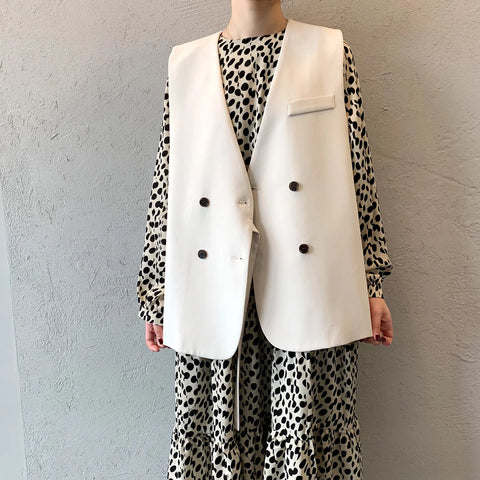 Suit Vest Women Oversized V-Neck Large Size Chic Casual Elegant Office Fashion Top