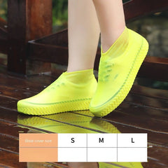 Silicone Shoe Covers Waterproof Reusable Latex Slip-Resistant Rubber Rain Boot Protective Cover