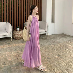 Purple Summer Long dress