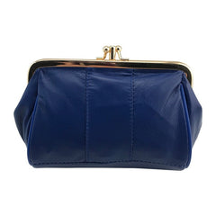 Coin Purse Women Mini Genuine Leather Small Metal Hasp Wallet Card ID Holder Casual Fashion