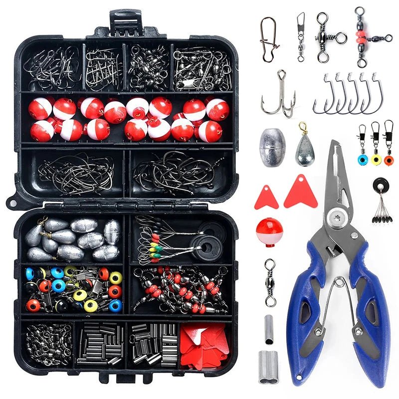 Fishing Accessories Set With Tackle Box