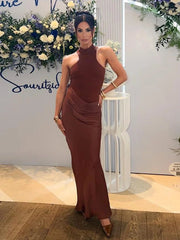 Evening Gown khaki