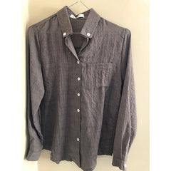 Linen Shirt Women Long Sleeve Lightweight Breathable Casual Everyday Spring Summer Fashion Blouse