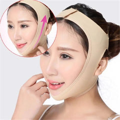 Face Lifting Strap Women Stretchy V-Line Elastic Shaper Chin Cheek Belt Facial Massager Skin Care Tool