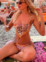 Model Wearing Bikini