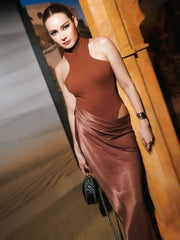 Long Dress coffee