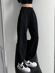 High Waist Wide Leg Jogger Pants Women Casual Loose Comfortable Everyday Fashion Trousers