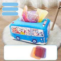 Montessori Tissue Box Toy Baby Magic Educational Learning Activity Sensory Skill Kids Gift