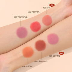 Lipstick Blush Stick 3-in-1 Eyes Cheek Lip Tint Buildable Waterproof Lightweight Multi Face Makeup