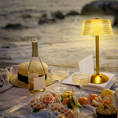 LED Table Lamp Cordless USB Rechargeable Touch Dimming Night Light Desk Home Decor Bedroom