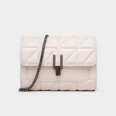 Vegan Leather Chain Shoulder Bag Women Luxury Chic Trendy Messenger Casual Fashion Handbag