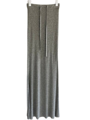 Orange Fishtail Maxi Skirt Women Elegant Ruffle Long Casual Party Fashion Skirt