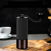 Manual Coffee Grinder Stainless Steel Professional Double Bearing Adjustable Hand Burr Coffee Bean Grinder