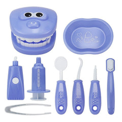 Dentist Toy Set Kids 9-Piece Montessori Educational Tooth Model Dental Play Tool Learning Gift