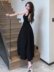 Maxi Dress Women Chic Long A-Line Vintage Loose Elegant Wedding Guest Prom Evening Party Dress