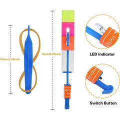 Outdoor LED Flash Rocket Toy | Slingshot Helicopter Flying Toy for Kids