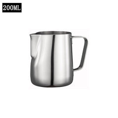 Milk Frothing Pitcher Stainless Steel Non-Stick Jug Steamer Espresso Latte Cappuccino Kitchen