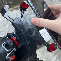 Bike Phone Holder Large Universal Handlebar Mount Motorcycle Mountain Electric Bike iPhone Samsung Stand