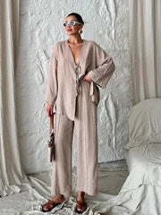 pant suit khaki