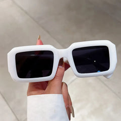 Vintage Rectangle Sunglasses Fashion Square Candy Color Shades Eyewear Trendy Retro Women Men UV400 Sun Glasses