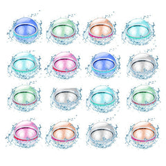 Reusable Water Balloons Silicone Kids Adults Water Bomb Games Outdoor Summer Play Gift Set