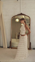 Long Skirt Suit beige