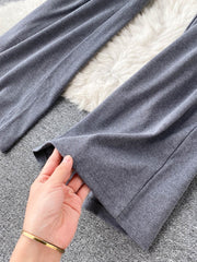 High Waist Wide Leg Pants Women Long Elastic Casual Comfortable Everyday Fashion Trousers