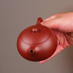 Clay Teapot Handmade Purple Filter Tea Pot Traditional Tea Ware Elegant Home Kitchen Gift
