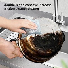 Cleaning Cloth Magic Thick Double-Sided Tough Surface Wash Rag Kitchen Dishes Pots Household Tool