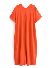 Kimono Maxi Dress Women Long Kaftan Chic V-Neck Casual Satin Pleated Elegant Fashion Dress