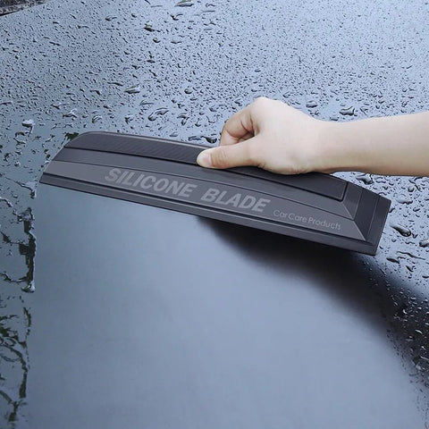 Squeegee Silicone Handy Soft Car Windshield Home Window Wiper Drying Blade Cleaning Tool Accessory