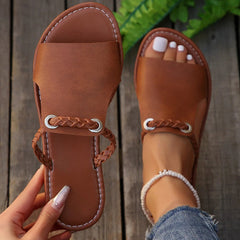Flat Sandals brown