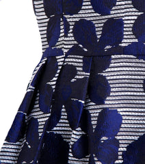 Maxi Dress Women Double Layer Floral Jacquard Sleeveless V-Neck A-Line Elegant Casual Summer Dress