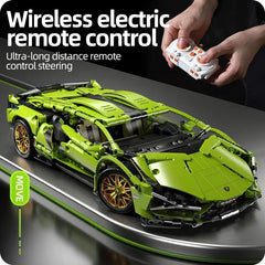 Racing Car Building Blocks 1280pcs Technical Supercar Model Mechanical Speed Vehicle Brick Puzzle Toy Gift