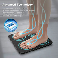 Body Weight Scale Smart BMI 180KG Digital Body Fat Bioelectrical Impedance Bathroom Scale Tool