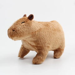 Capybara Plush Toy Kids Simulation Fluffy Soft Stuffed Animal Doll Adults Home Decor Gift