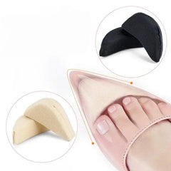 Forefoot Shoe Inserts Women Sponge Pad Pain Relief High Heel Insole Toe Protector Size Filler Cushion