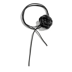 Floral Choker Necklace Women Chic Wrap String Elegant Adjustable Colors Fashion Jewelry Gift