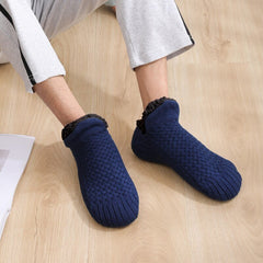 Slipper Socks Unisex Winter Warm Thick Knit Anti-Friction Wear-Resistant Cold Resistant Fashion